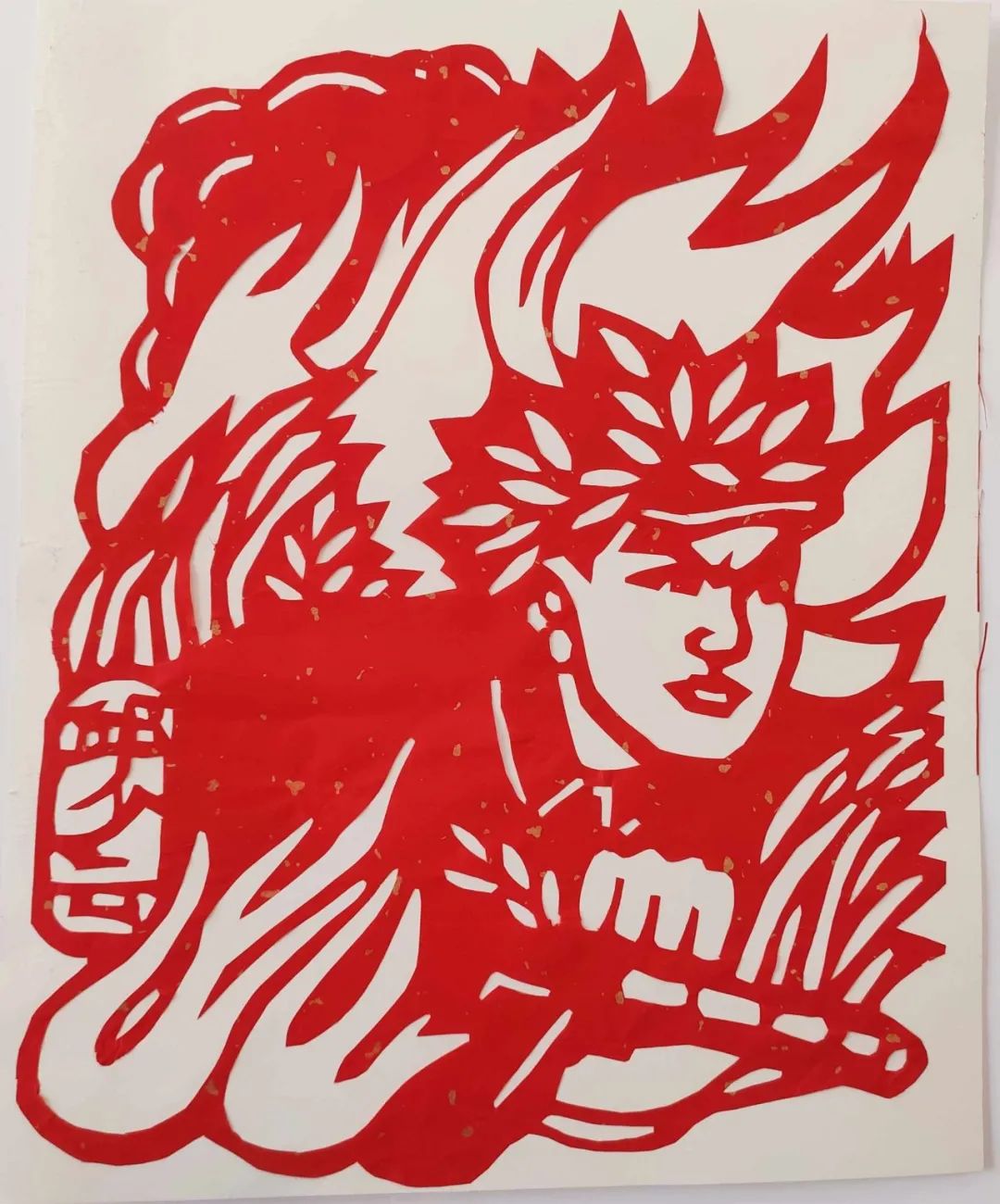 喜迎党的二十大 “长征”主题系列剪纸作品-图5