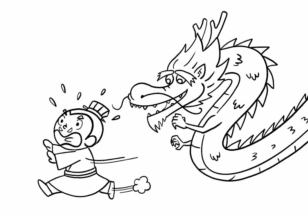 成语故事简笔画 叶公好龙-图6