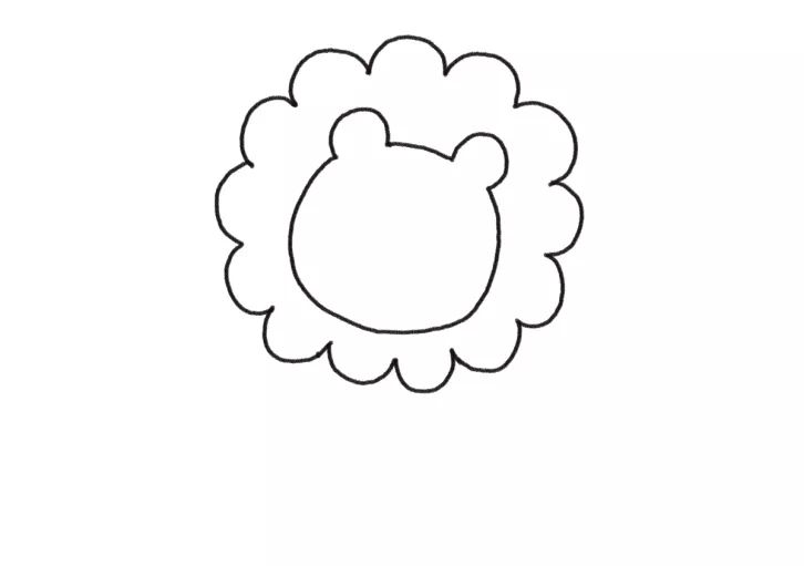 简单又可爱捕猎能手狮子怎么画-图1