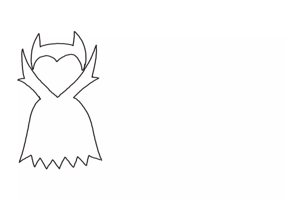 万圣节装扮 吸血鬼和小女巫-图2