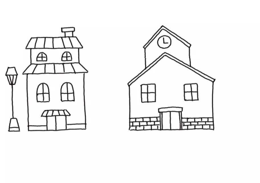 儿童画里面的小房子怎么画-图5