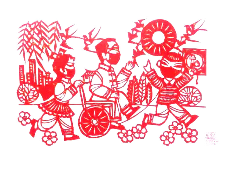 以“艺”抗疫 抗疫主题剪纸作品-图4