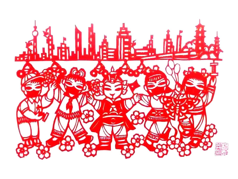 以“艺”抗疫 抗疫主题剪纸作品-图6