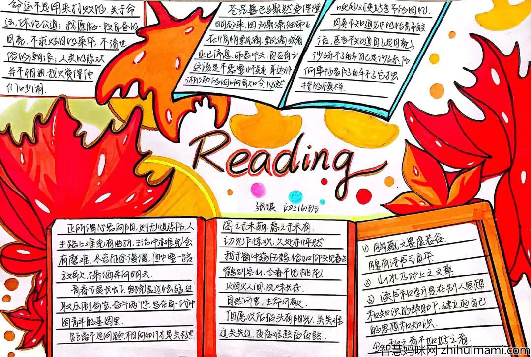 书香伴我成长手抄报五年级-图3