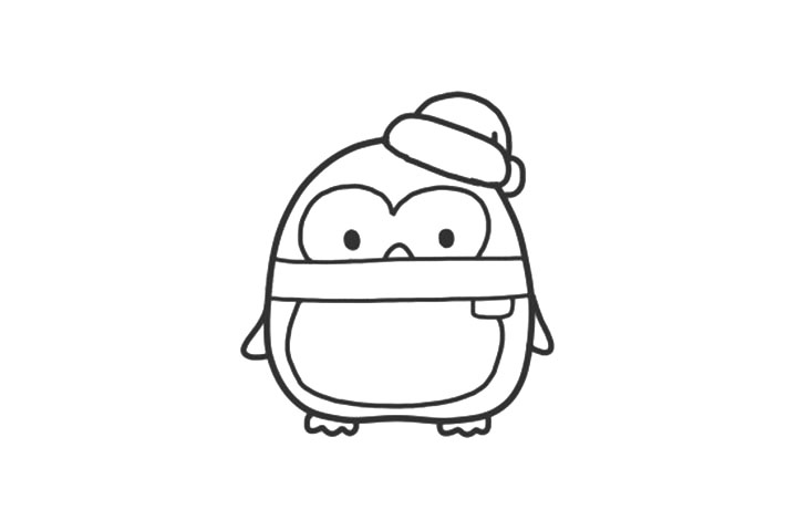 画一只可爱企鹅-图8