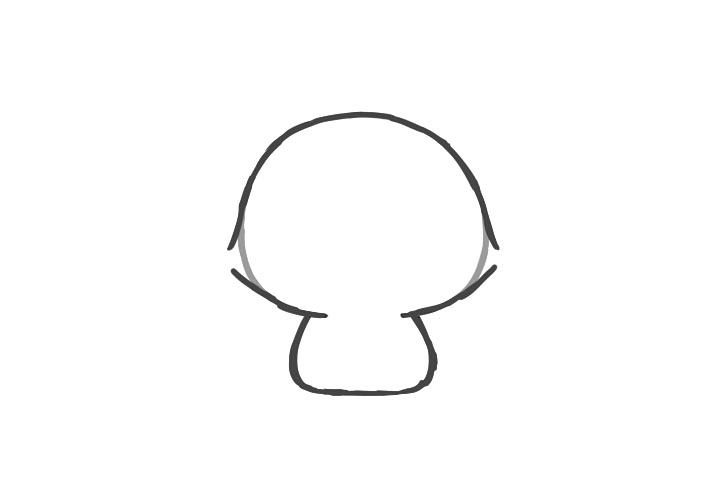 喵星人简笔画大全 可爱布偶猫怎么画-图2