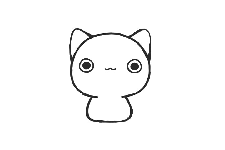 喵星人简笔画大全 警长猫怎么画-图4