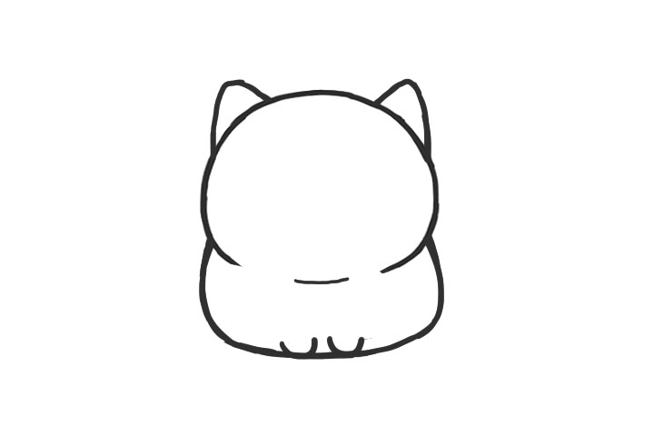 喵星人简笔画大全 可爱胖橘怎么画-图4