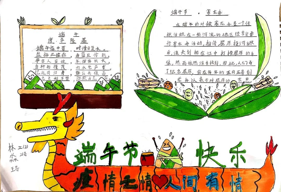 端午节手抄报第一名-图3