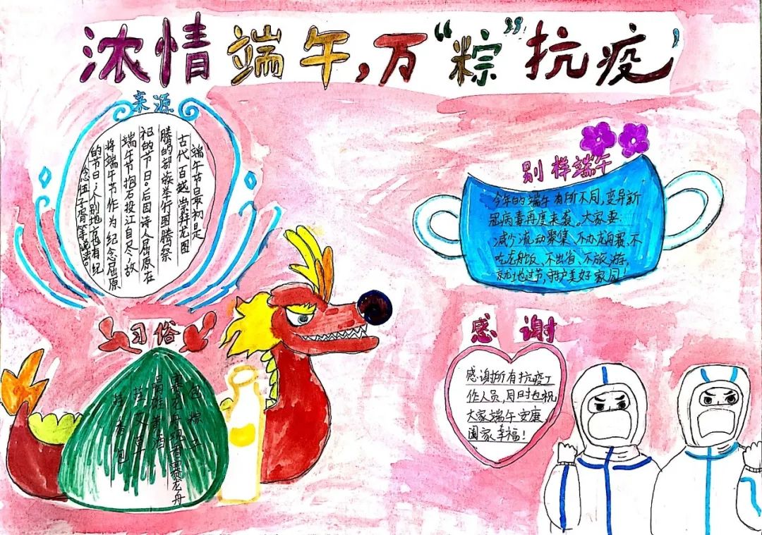 端午节手抄报怎么画-图1