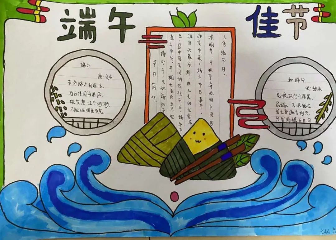 端午节手抄报简单漂亮-图3