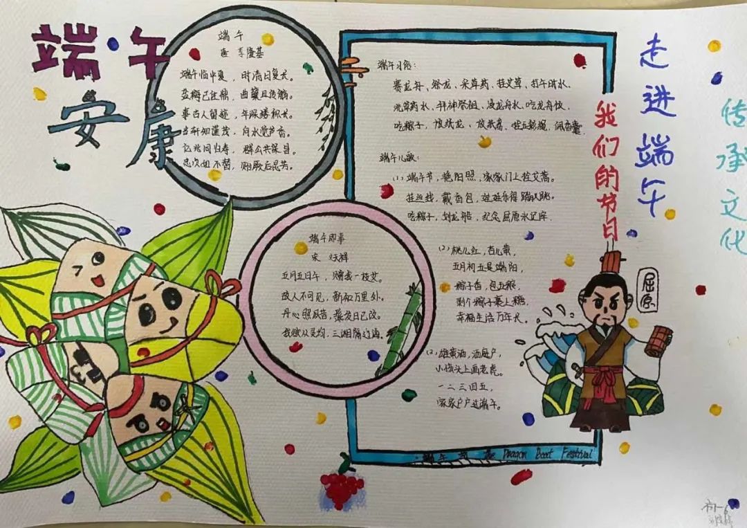 关于传统佳节端午节的手抄报-图3