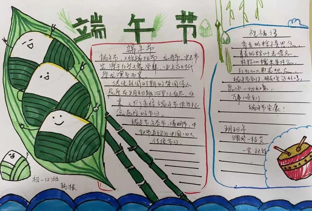端午节手抄报一等奖-图3