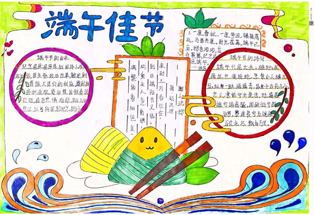 端午节手抄报教程漂亮好画-图2