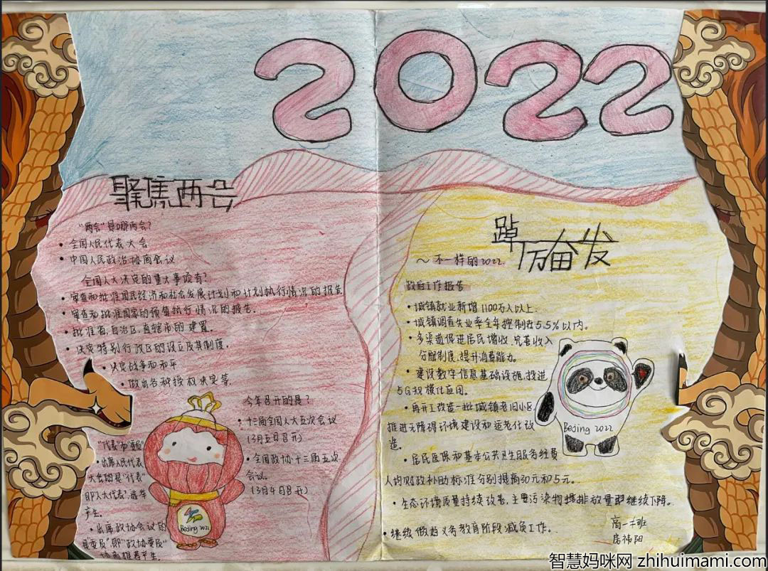 8张全国两会手抄报内容2022年-图3