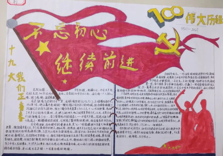 7.1建党节手抄报怎么画漂亮-图7