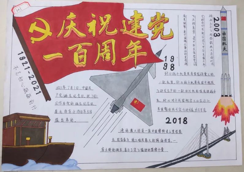 党的生日手抄报怎么画-图6