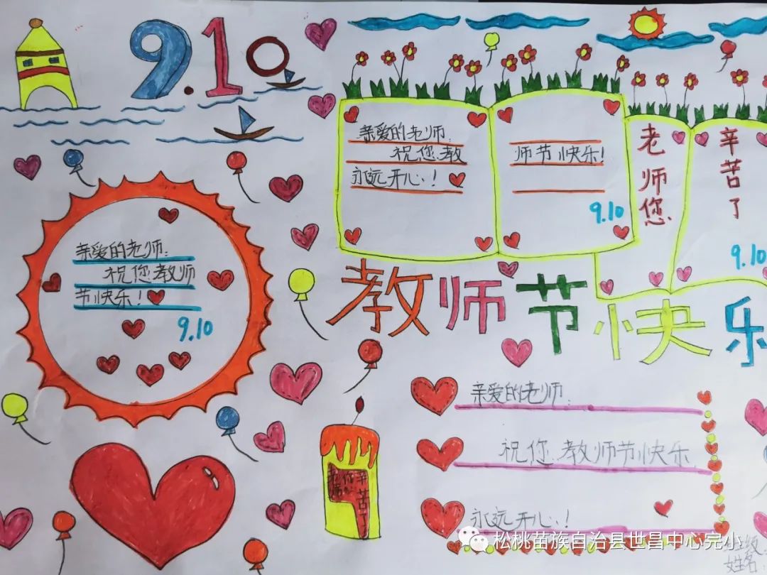 老师您辛苦了手抄报绘画简单漂亮-图2