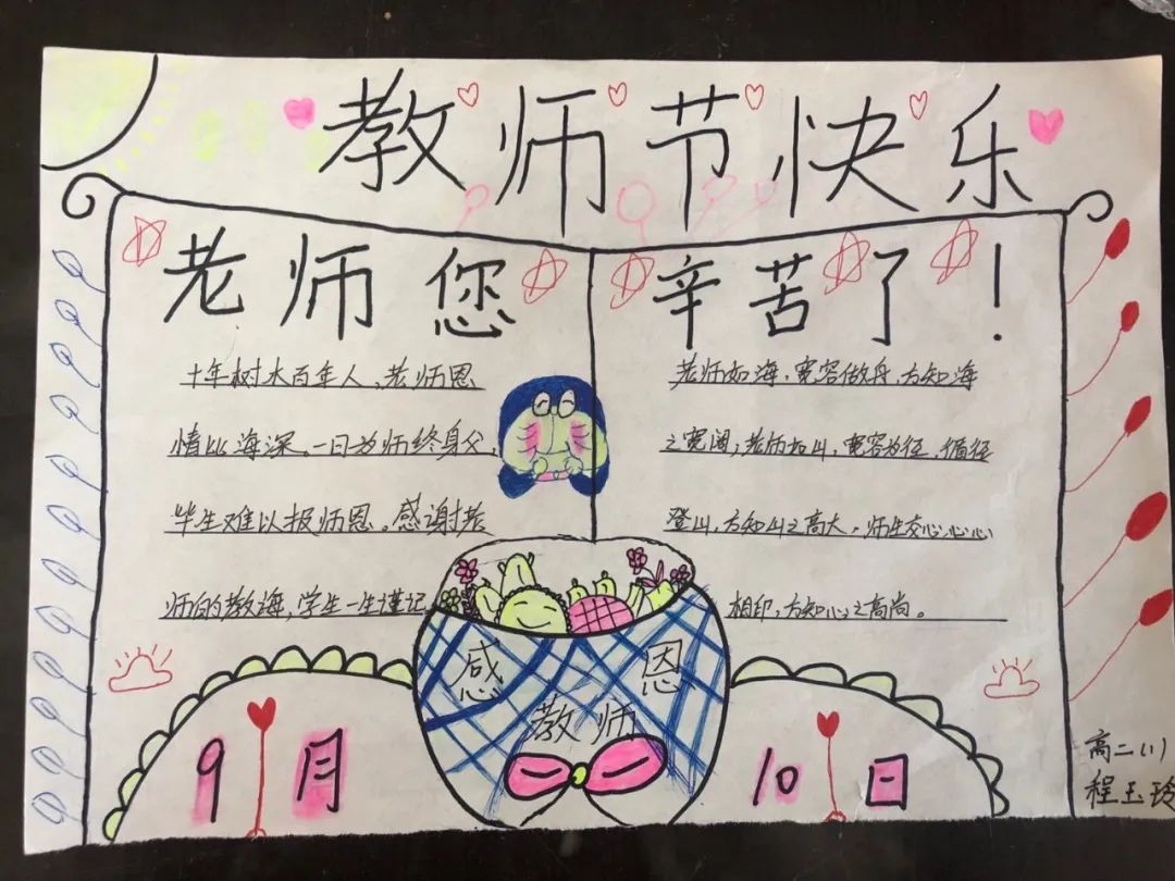 感恩老师的手抄报怎么画-图3