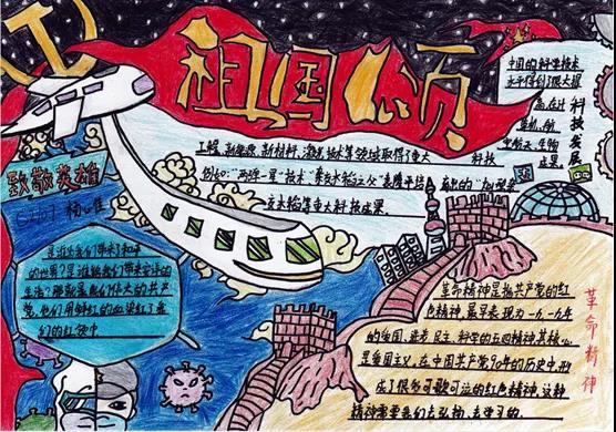 2021建国周年庆手抄报漂亮