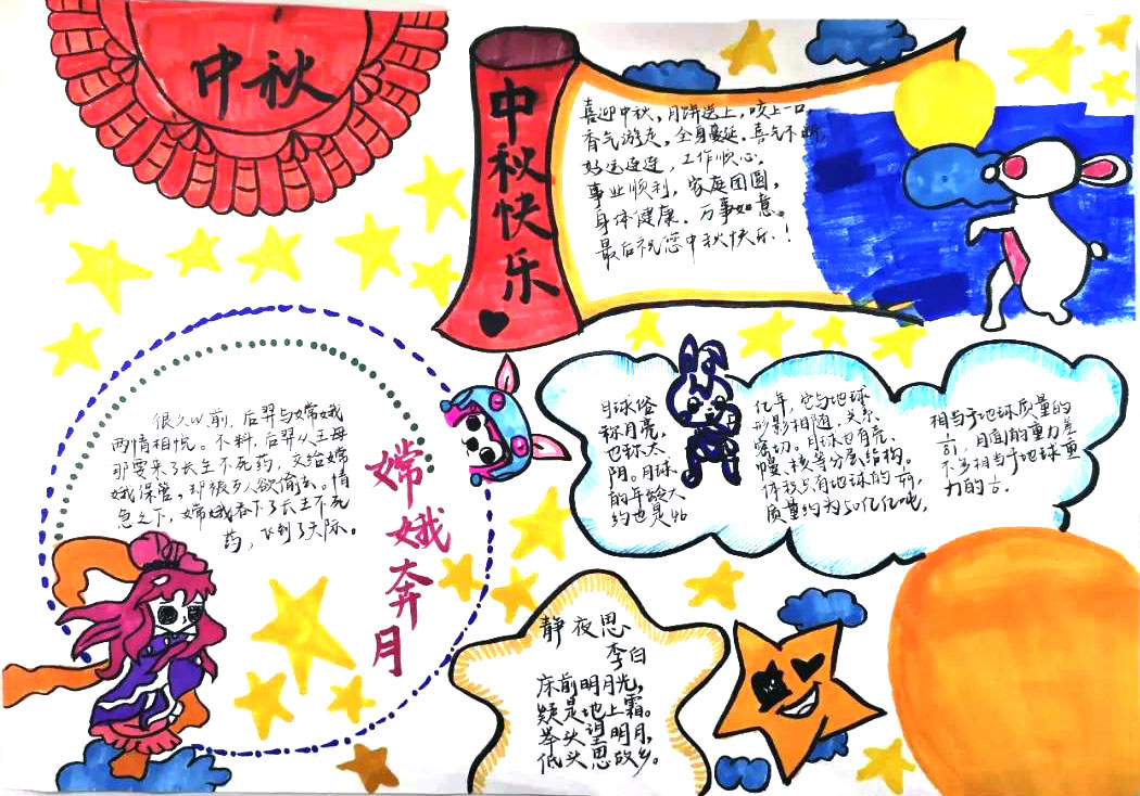 最简单实用的中秋节手抄报-图2