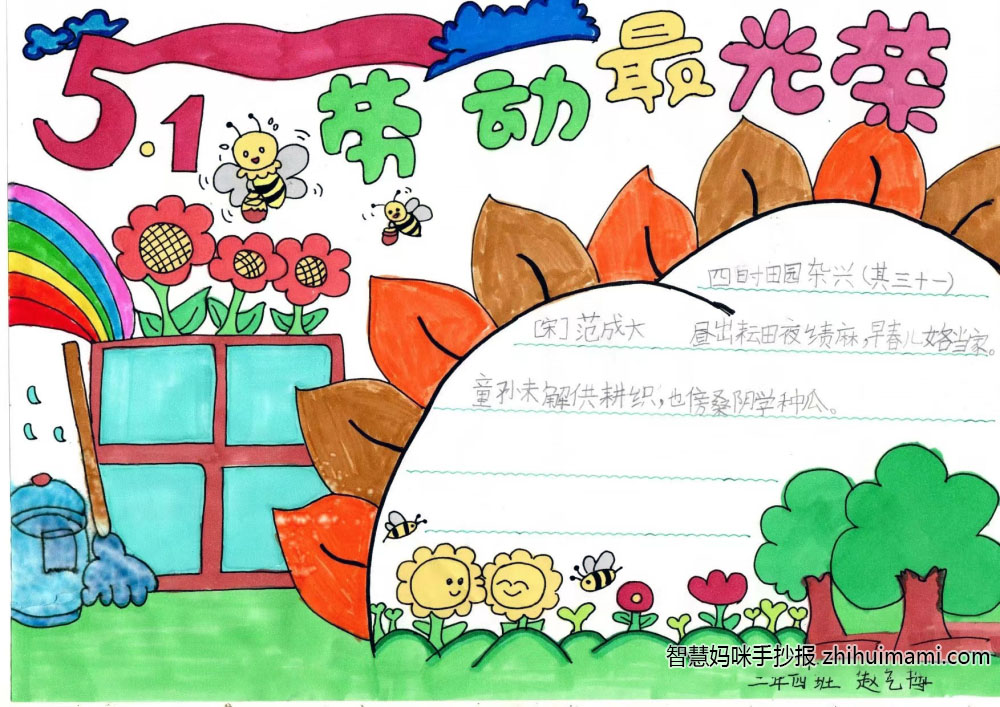 8张关于劳动最光荣的手抄报（一等奖）-图2