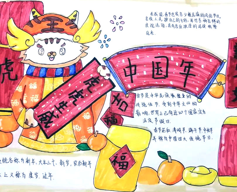 元宵节猜灯谜的手抄报教程-图2