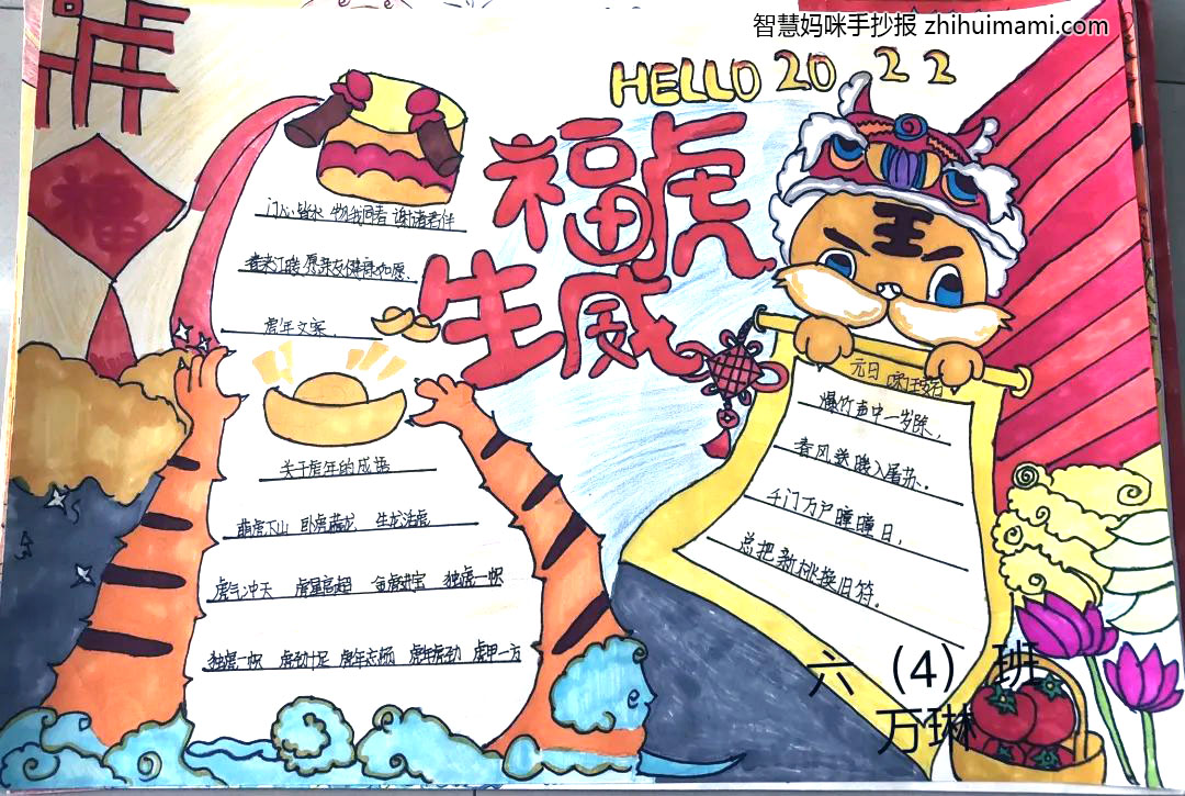  关于欢度春节的手抄报-图3