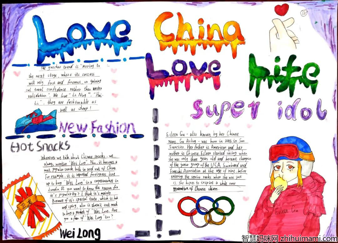 2022虎年英语手抄报图片-图2