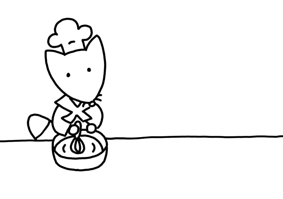 劳动节主题简笔画来啦！今天我是家务小能手-图2