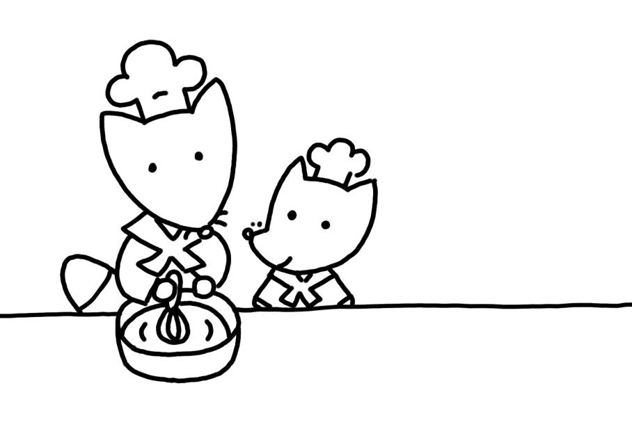 劳动节主题简笔画来啦！今天我是家务小能手-图3