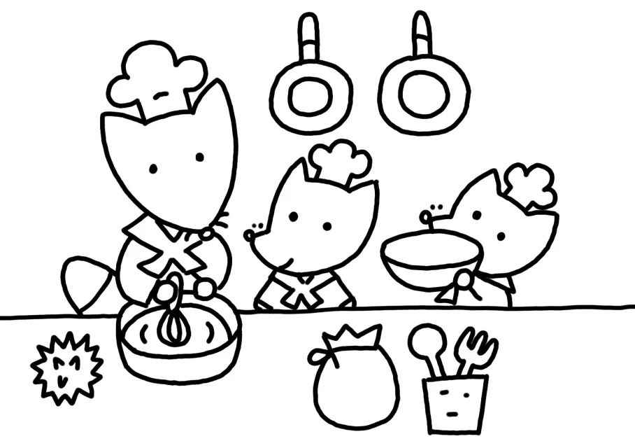 劳动节主题简笔画来啦！今天我是家务小能手-图5