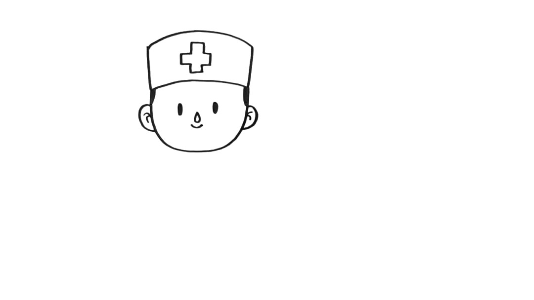 512护士节学画医生和护士-图1