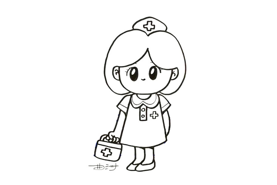 护士怎么画简单-图3
