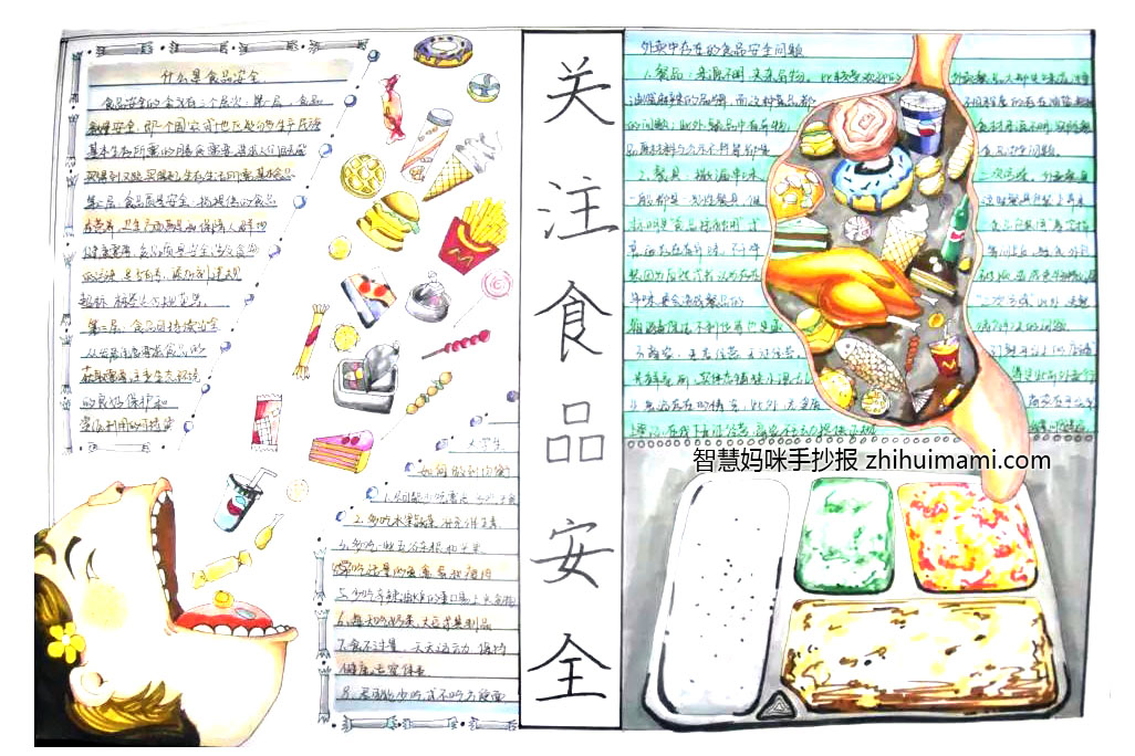 五年级食品安全宣传手抄报（5张）-图2