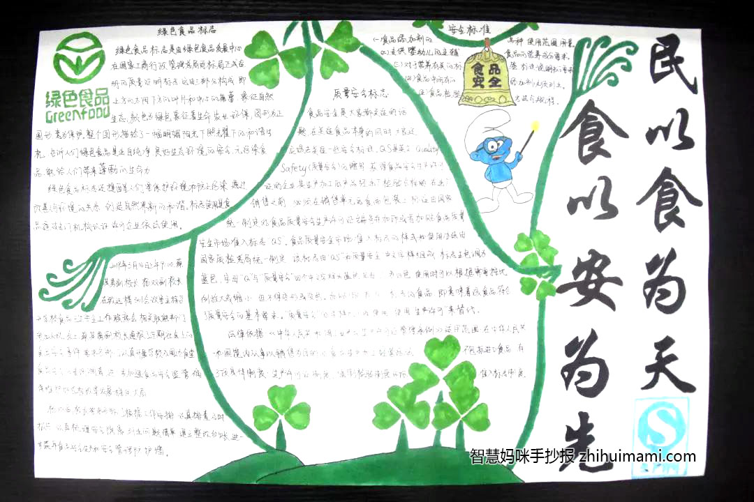 关于食品安全的手抄报绘画（4张）-图4