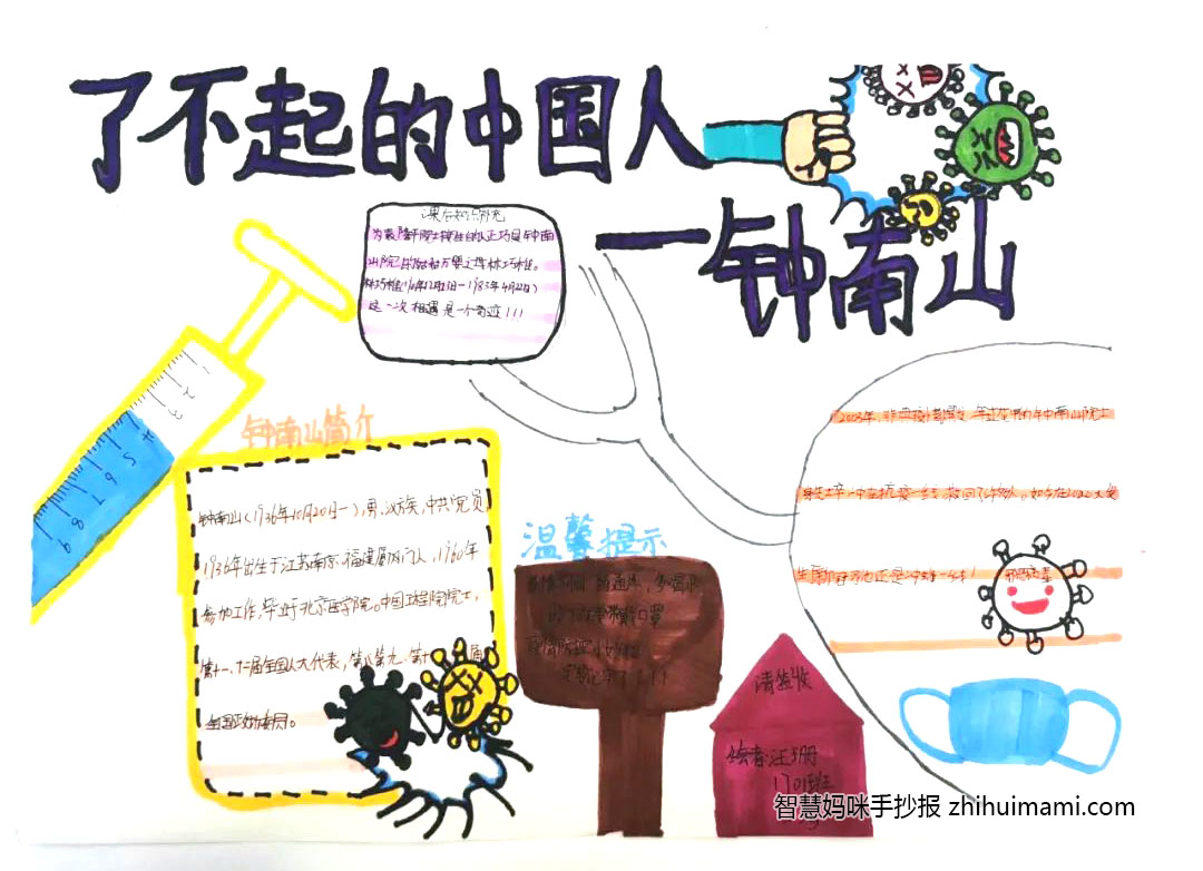 向英雄敬礼手抄报装简单好画-图2