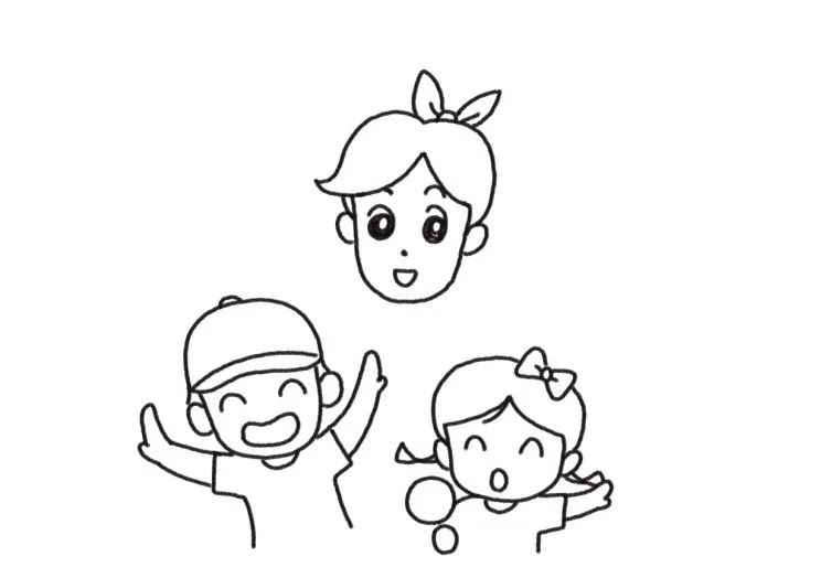 简单漂亮的母亲节简笔画画法步骤-图3