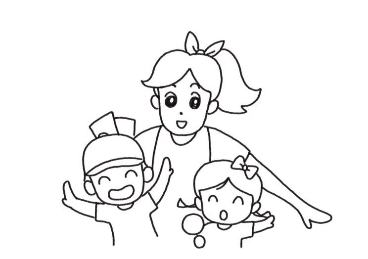 简单漂亮的母亲节简笔画画法步骤-图4