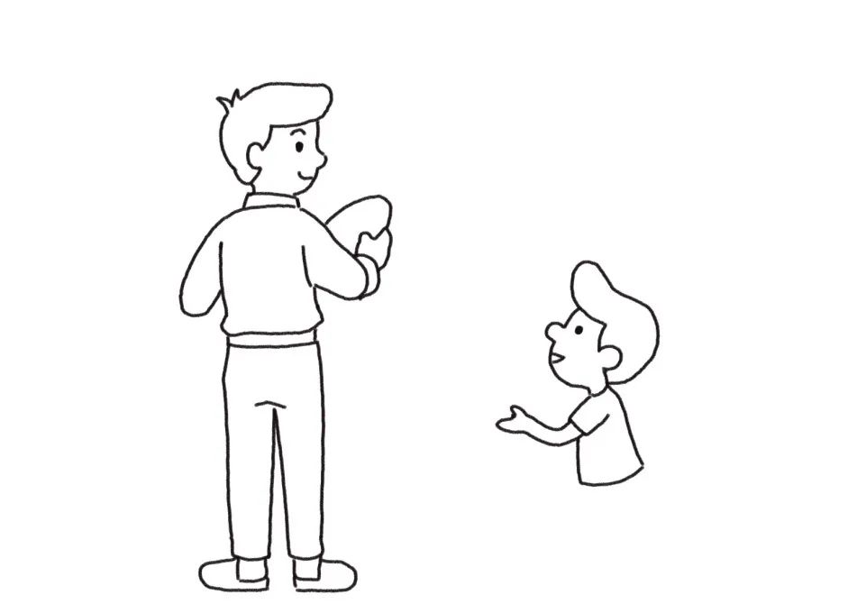 劳动节主题简笔画 我帮爸爸做家务-图3