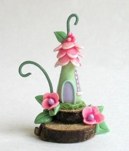 一组精美小屋超轻黏土精美作品-图2