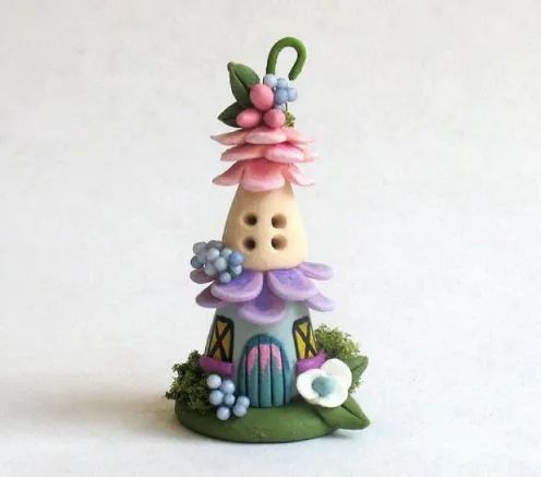 一组精美小屋超轻黏土精美作品-图10