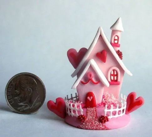 一组精美小屋超轻黏土精美作品-图11