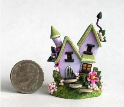 一组精美小屋超轻黏土精美作品-图14