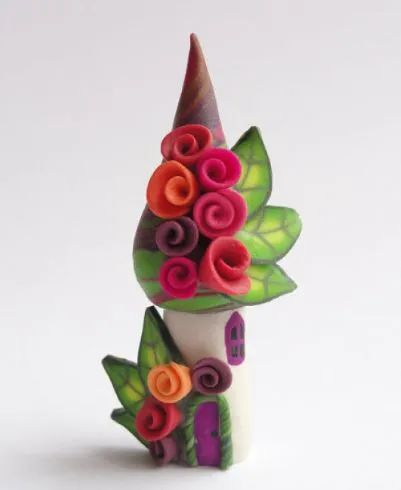 一组精美小屋超轻黏土精美作品-图17