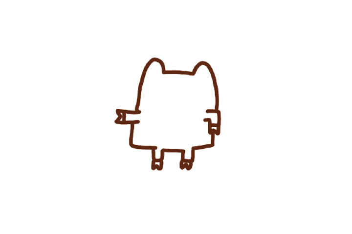 简单四步画一只可爱小猪-图2