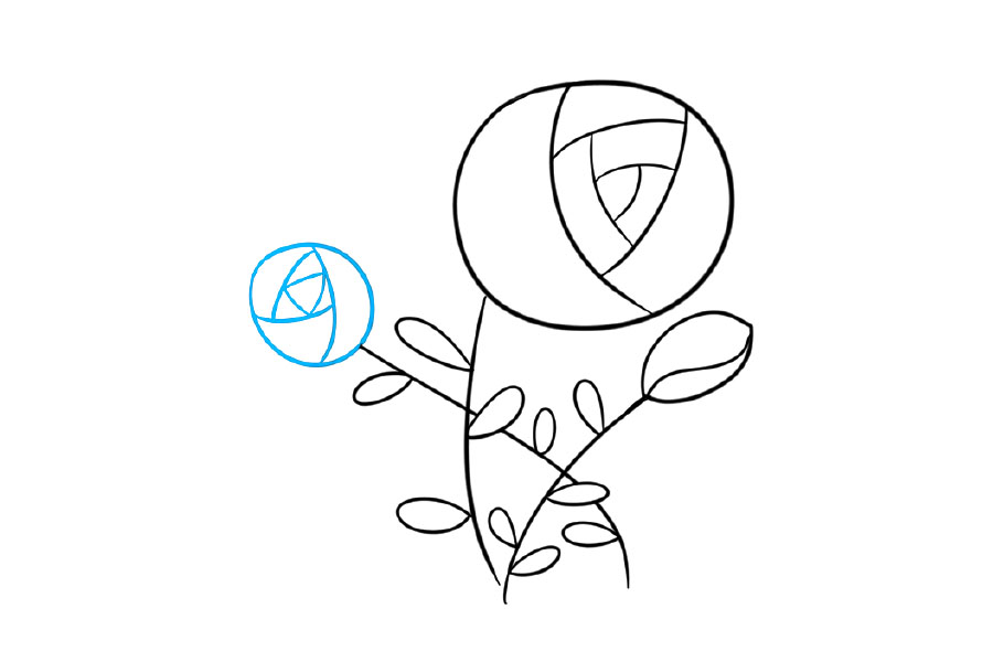 一步一步学画漂亮的玫瑰花-图5