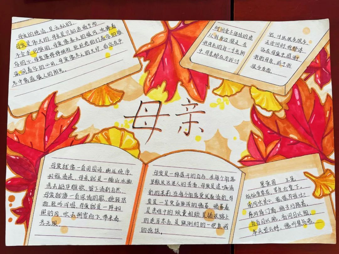 怎么画关于母亲节的手抄报-图1