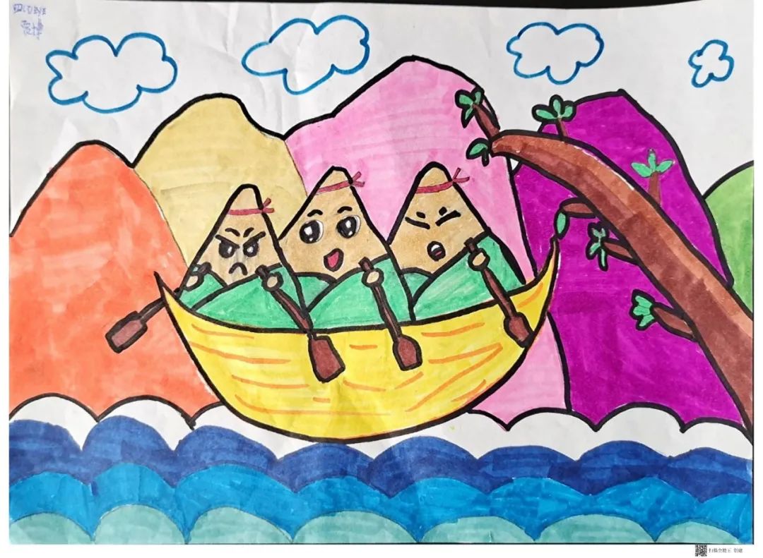 7张漂亮的端午节儿童画-图5