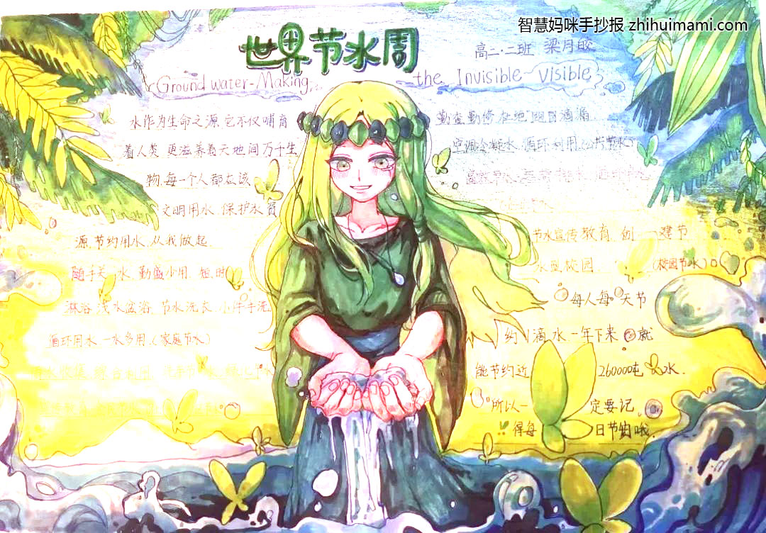 2022第三十届世界水日手抄报图片（9张）-图5